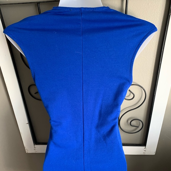 Navy Blue figure fitting dress - Picture 3 of 3